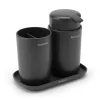 Pompes À Savon & Porte Savons<Brabantia Ensemble d'accessoires pour la salle de bain ReNew de 3 pièces, Gris foncé