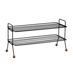 Rangements À Chaussures<Maze Etagère à chaussures Bill, Noir-marron foncé