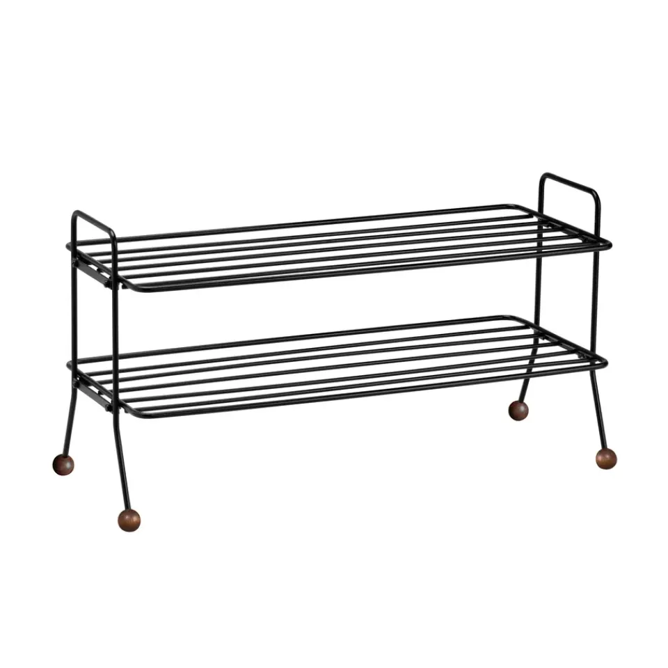 Rangements À Chaussures<Maze Etagère à chaussures Bill, Noir-marron foncé