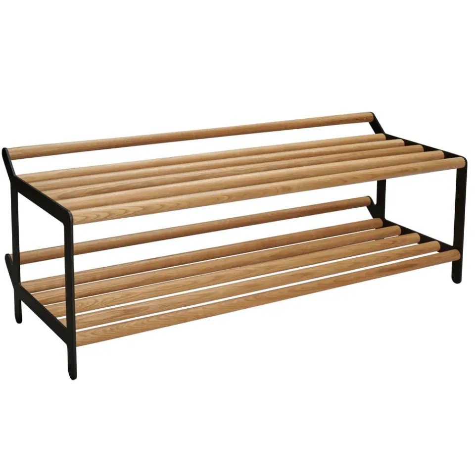 Rangements À Chaussures<Essem Design Etagère à chaussures Tamburin 60 cm, Chêne-noir