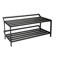 Rangements À Chaussures<Essem Design Etagère à chaussures Tamburin 60 cm, Chêne peint noir-noir