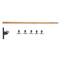 Crochets & Portemanteaux Muraux<Essem Design Extension de crochets Nostalgi, Bambou-noir