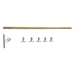 Crochets & Portemanteaux Muraux<Essem Design Extension de crochets Nostalgi, Bambou-aluminium
