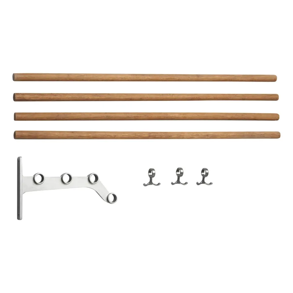 Patères & Étagères<Essem Design Extension d'étagère à chapeaux Nostalgi 291 100 cm, Bambou-aluminium