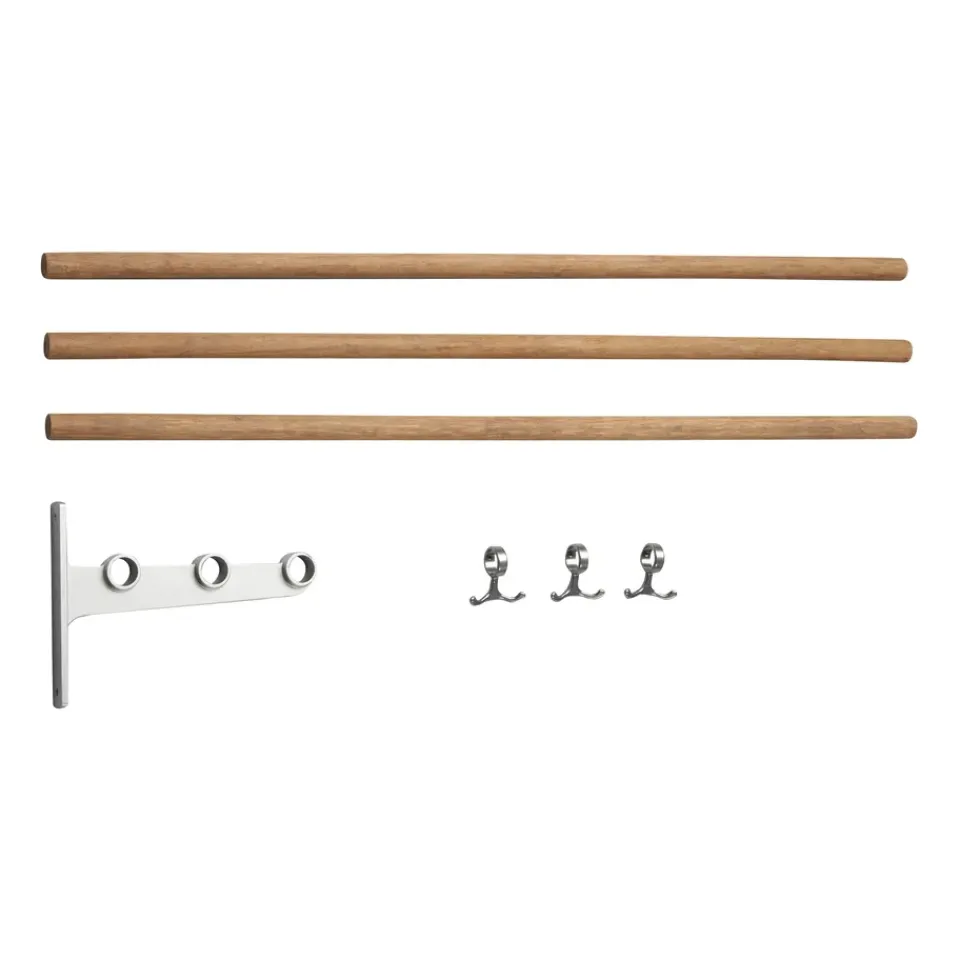 Patères & Étagères<Essem Design Extension d'étagère à chapeaux Nostalgi, étagère à chaussures, Bambou-aluminium