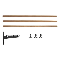 Patères & Étagères<Essem Design Extension d'étagère à chapeaux Nostalgi, étagère à chaussures, Bambou-noir