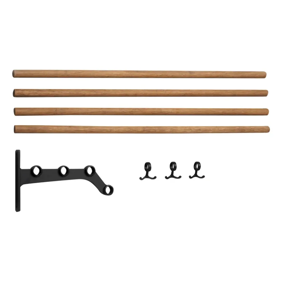 Patères & Étagères<Essem Design Extension d'étagère à chapeaux Nostalgi 291 100 cm, Bambou-noir