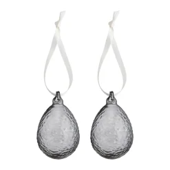 Décorations De Pâques<Cooee Design Gry œuf de Pâques à suspendre lot de 2, Smoke