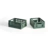 Paniers De Rangement<HAY Colour Crate Mini 13x17 cm, lot de 2, Sage green