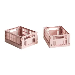 Paniers De Rangement<HAY Colour Crate Mini 13x17 cm, lot de 2, Blush