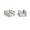 Paniers De Rangement<HAY Colour Crate Mini 13x17 cm, lot de 2, Grey