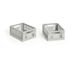 Paniers De Rangement<HAY Colour Crate Mini 13x17 cm, lot de 2, Grey