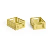 Paniers De Rangement<HAY Colour Crate Mini 13x17 cm, lot de 2, Dusty yellow
