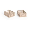 Paniers De Rangement<HAY Colour Crate Mini 13x17 cm, lot de 2, Powder