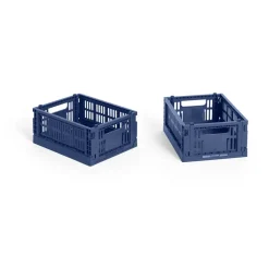 Paniers De Rangement<HAY Colour Crate Mini 13x17 cm, lot de 2, Dark blue