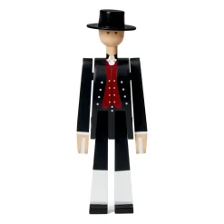 Figurines En Bois<Kay Bojesen Denmark Homme en habits traditionnels norvégiens de Kay Bojesen, Noir-rouge-blanc
