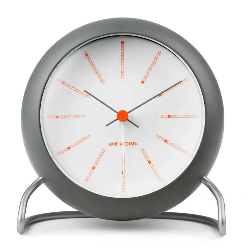 Horloges De Table<Arne Jacobsen Clocks Horloge de table AJ Bankers Ø11 cm, Gris foncé