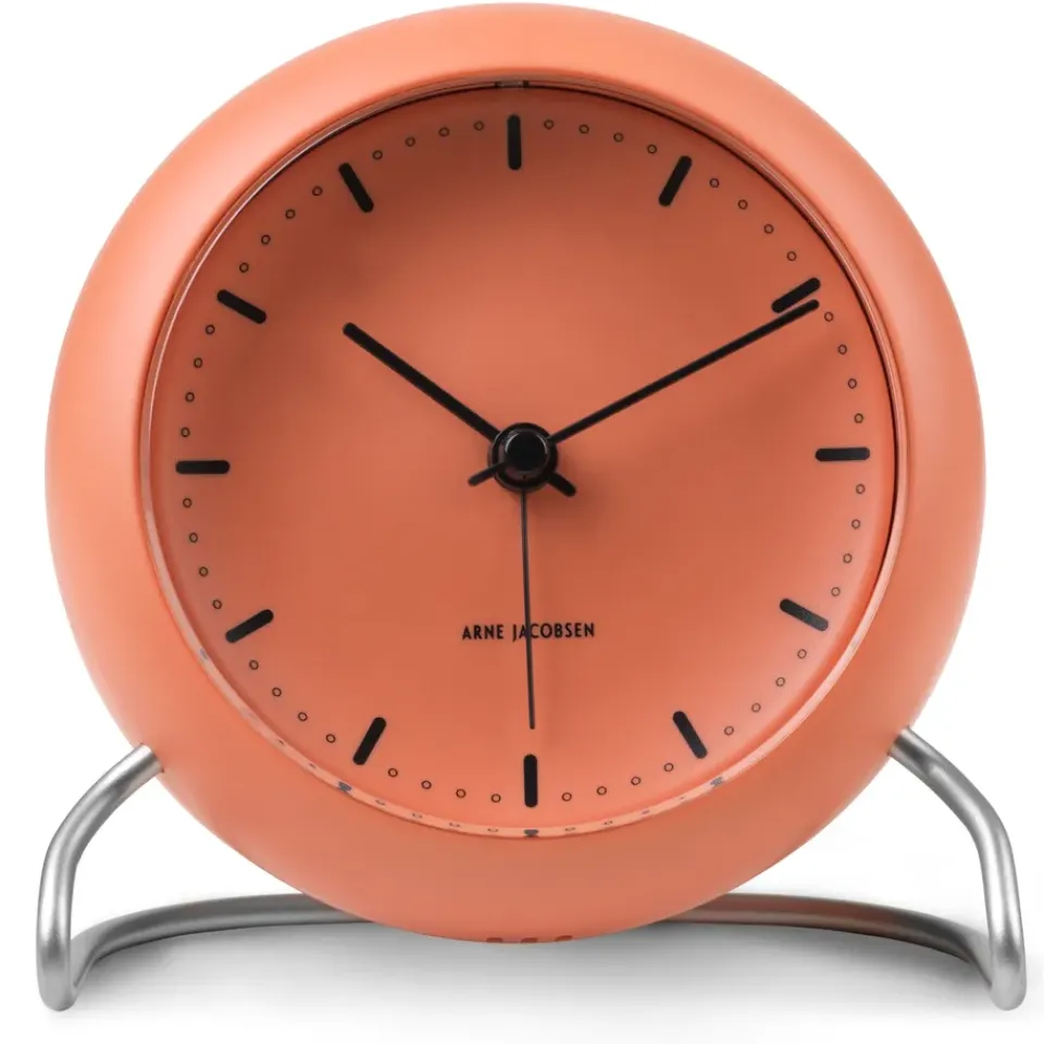 Horloges De Table<Arne Jacobsen Clocks Horloge de table AJ City Hall, Pale orange