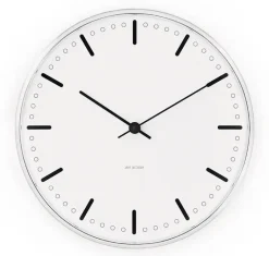 Horloges Murales<Arne Jacobsen Clocks Horloge murale Arne Jacobsen City Hall, Blanc, Ø29 cm