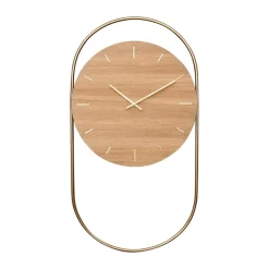 Horloges Murales<Andersen Furniture Horloge murale A-Wall 41x76 cm, Oak-brass
