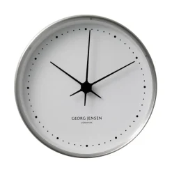 Horloges Murales<Georg Jensen Horloge murale Koppen blanc-acier inoxydable, Ø 22 cm
