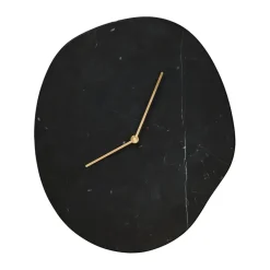 Horloges Murales<Ferm Living Horloge murale Melt 28x33 cm, Black marble