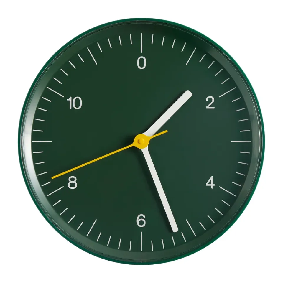Horloges Murales<HAY Horloge murale Wall Clock Ø26,5 cm, Green
