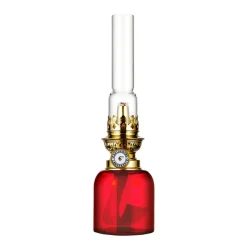 Lampes À Huile & À Pétrole<Karlskrona Lampfabrik Lampe à pétrole Koholmen, rouge rubis