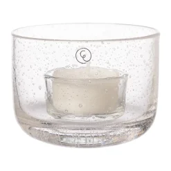 Photophores<ERNST Lanterne à bougie en verre, Ø8x6 cm