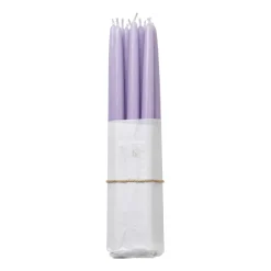 Bougies<Broste Copenhagen Lot de 10 bougies anciennes trempées , Orchid lumière pourpre