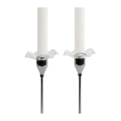 Accessoires Pour Bougies<Sagaform Manchette de bougie Viva lot de 2, Transparent