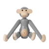Figurines En Bois<Kay Bojesen Denmark Mini singe Kay Bojesen, Gris