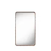 Miroirs Muraux<GUBI Miroir Adnet Rectangulaire, brown, medium