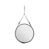 Miroirs Muraux|Miroirs Ronds<GUBI Miroir Adnet rond, black, large