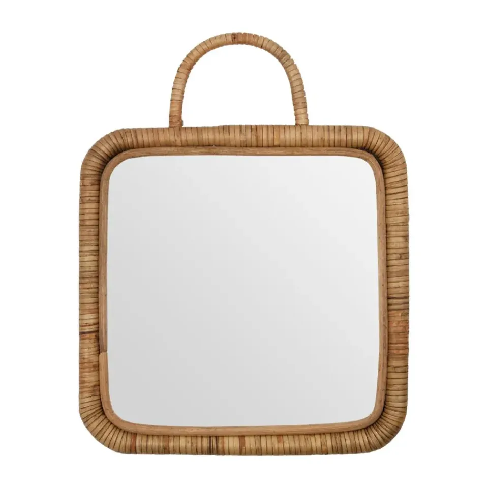Miroirs Muraux<Meraki Miroir Baki avec châssis 28x28 cm, Nature