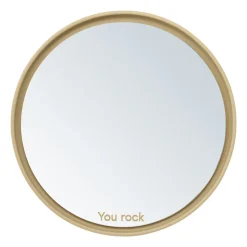 Miroirs De Table<Design Letters Miroir de table Mirror Mirror Ø21 cm, Beige