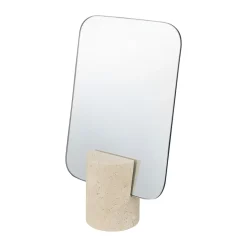 Miroirs De Table<Mette Ditmer Miroir de table Travertin, Lin