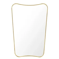 Miroirs Muraux<GUBI Miroir F.A.33 Rectangulaire, laiton