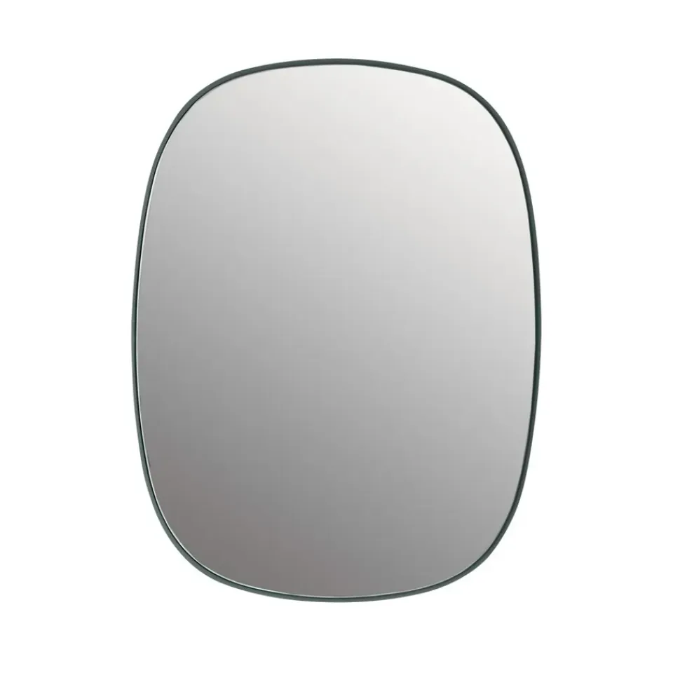 Miroirs Muraux<Muuto Miroir Framed, Dark green, 59x44 cm