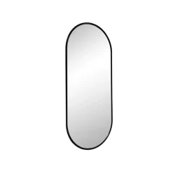 Miroirs Muraux<SMD Design Miroir Haga Basic, noir, 40x90 cm