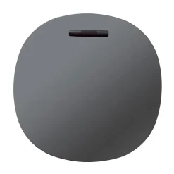 Miroirs Muraux<FDB Møbler Miroir mural I4 Birksø, Oak black painted toned Ø70 cm