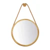 Miroirs Muraux<FDB Møbler Miroir mural I3 Mossø, Oak nature lacquered Ø40 cm