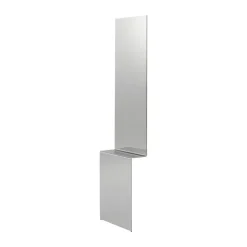 Miroirs Muraux<Muuto Miroir mural Pleat, Acier poli, 227x57 cm