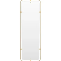 Miroirs Muraux<Audo Copenhagen Miroir Nimbus rectangulaire, Polished brass