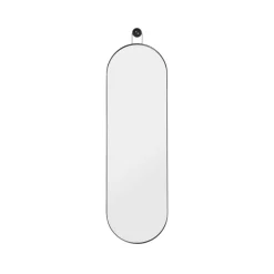 Miroirs Muraux<Ferm Living Miroir ovale Poise, noir