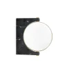 Miroirs Ronds|Miroirs Muraux<Audo Copenhagen Miroir Pepe Marble, marbre noir, suspendu au mur