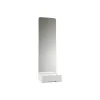 Miroirs Muraux<SMD Design Miroir Prisma, blanc, 117x35 cm