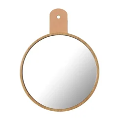 Miroirs Muraux<FDB Møbler Miroir Q5 Allé à crochets, Oak nature lacquered