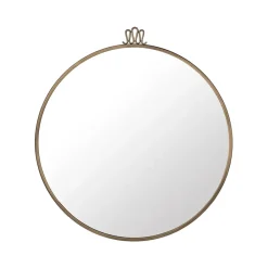 Miroirs Ronds|Miroirs Muraux<GUBI Miroir Randaccio, antique brass, large