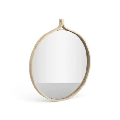 Miroirs Ronds|Miroirs Muraux<Swedese Miroir rond Comma Ø52 cm, Frêne lacqué